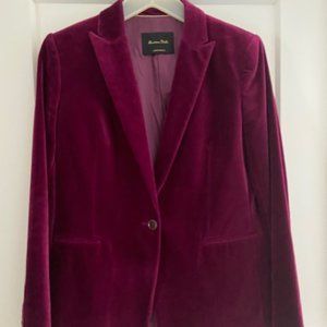 MASSIMO DUTTI Velvet jacket